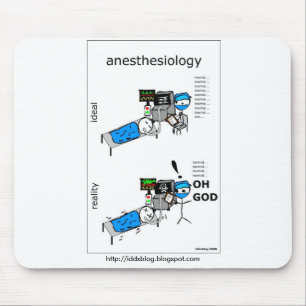 Anaesthesiology Comic Mousepad