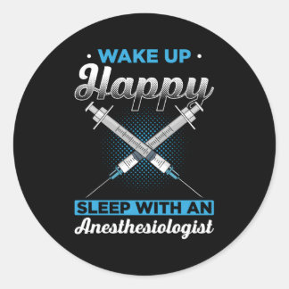 Anaesthesiology For Anaesthesiologist Nurse Anesth Classic Round Sticker