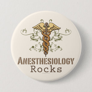 Anaesthesiology Rocks Button