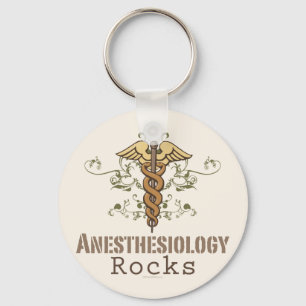 Anaesthesiology Rocks Key Chain