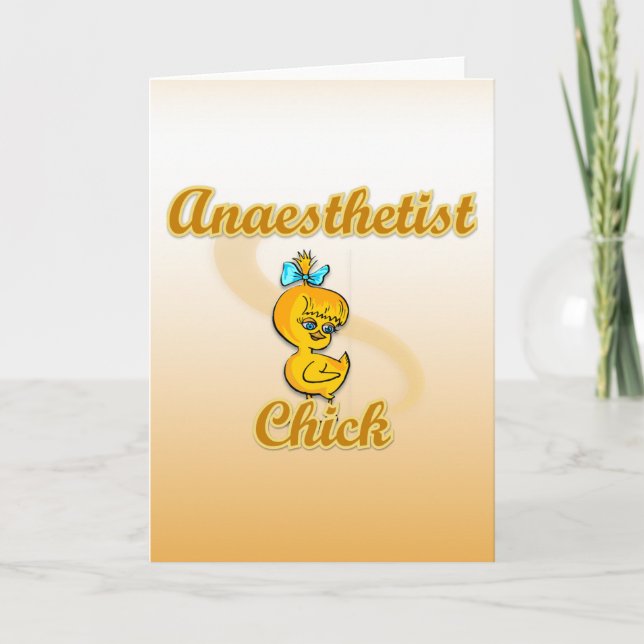 Anaesthetist Chick Card (Front)