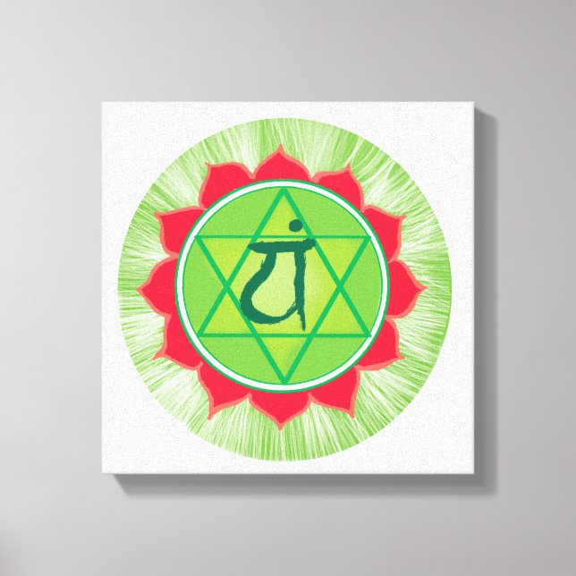 Anahata chakra Heart centre wall decor (Front)