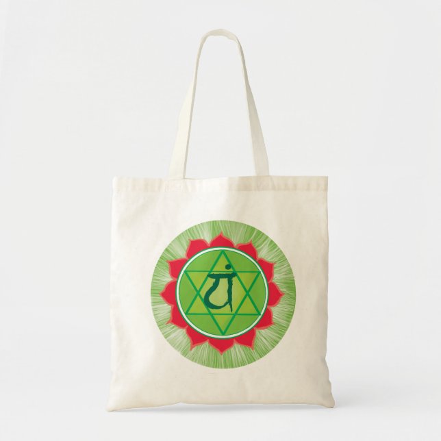 Anahata Heart Chakra Budget Tote (Front)