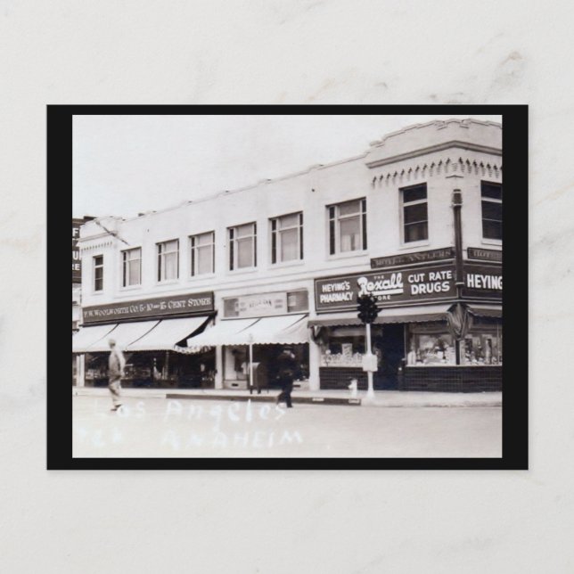 Anaheim, California 1940s Vintage Postcard (Front)