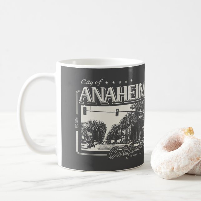ANAHEIM CALIFORNIA COFFEE MUG (With Donut)