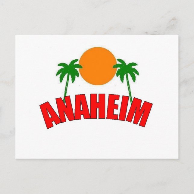 Anaheim, California Postcard (Front)