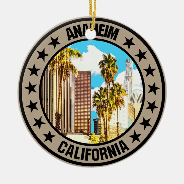 Anaheim                                            ceramic tree decoration (Front)