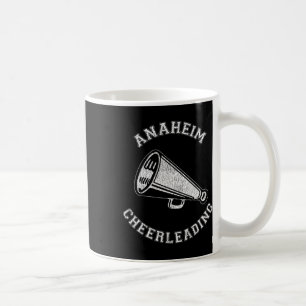 Anaheim Cheer Distressed Retro 90's Cheerleader Coffee Mug