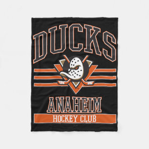Anaheim Ducks Hockey Club Gray Officially Licensed Fleece Blanket