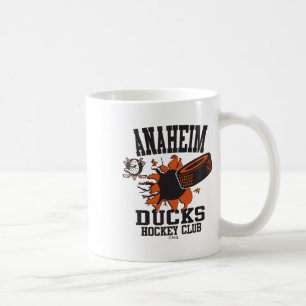 Anaheim Ducks Hockey Puck Burst Officially License Coffee Mug