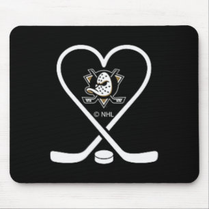 Anaheim Ducks Valentine Sticks Black Nhl Officiall Mouse Mat