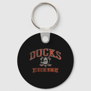 Anaheim Ducks Vintage Hockey Black Nhl Officially  Key Ring