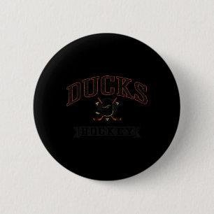 Anaheim Ducks Vintage Hockey White Nhl Officially 6 Cm Round Badge