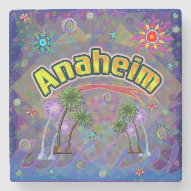 Anaheim Noble Voyage Magnet Stone Coaster (Front)