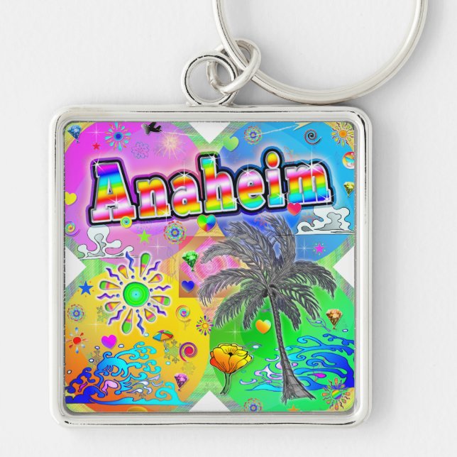Anaheim Quadro Seasons Keychain (Front)