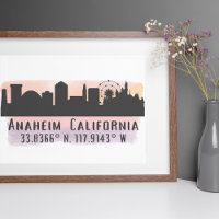Anaheim Skyline Latitude and Longitude