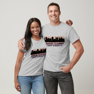 Anaheim Skyline Latitude and Longitude  T-Shirt