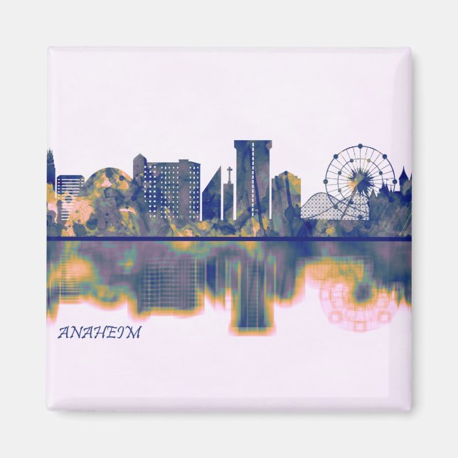 Anaheim Skyline Magnet (Front)