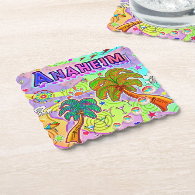 Anaheim Vacation Target Coaster (Angled)