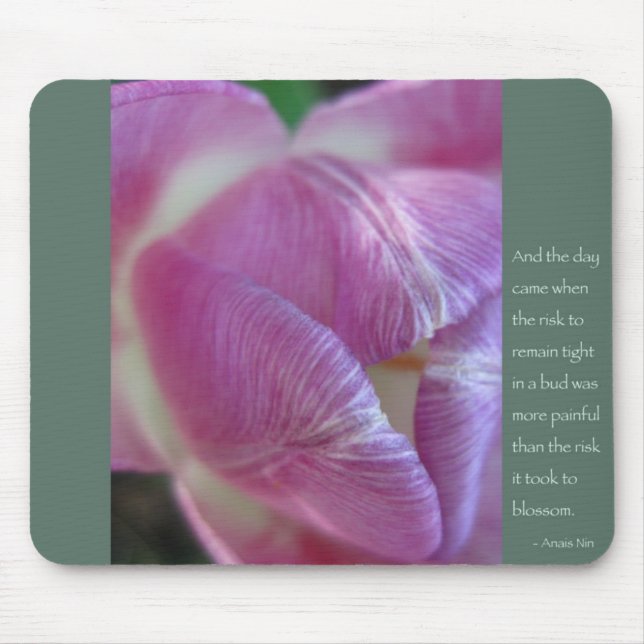 Anais Nin Quote Mouse Mat (Front)