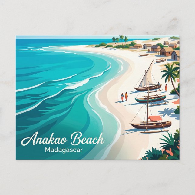 Anakao Beach Madagascar Postcard (Front)