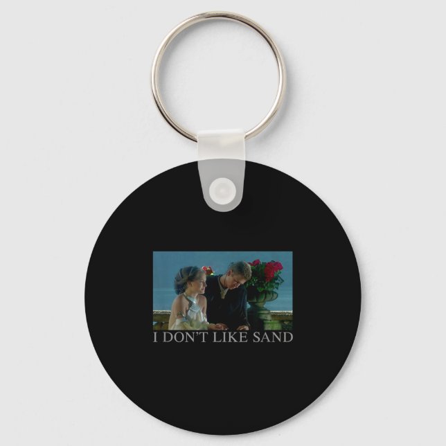 Anakin &amp; Padme Movie Ster I Don't Like Sand  Key Ring (Front)
