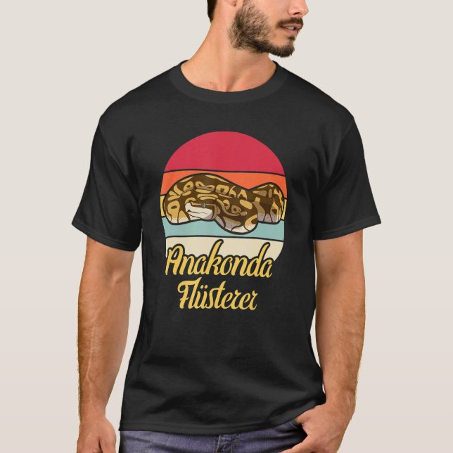 Anakonda Whisperer  Snake  Reptiles T-Shirt (Front)