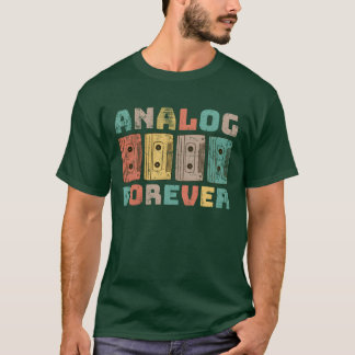 Analog Forever Cassetteapes friends T-Shirt