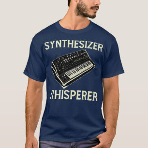 Analog Synthesizer Whisperer Design Music Producer T-Shirt