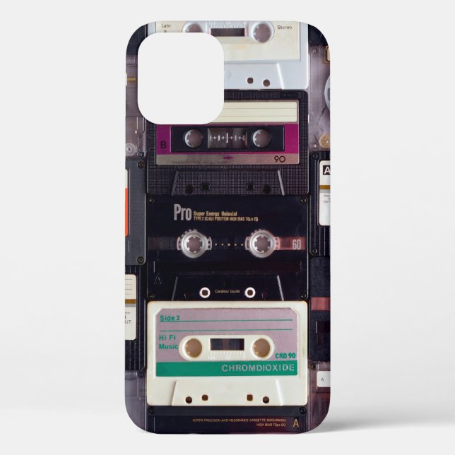 Analogic audiocassette tapes Case-Mate iPhone case (Back)