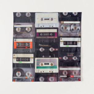 Analogic audiocassette tapes tapestry