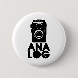 Analogue! 6 Cm Round Badge