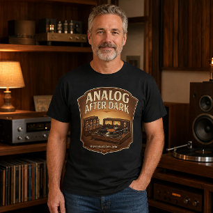 Analogue After Dark Audiophile Tee