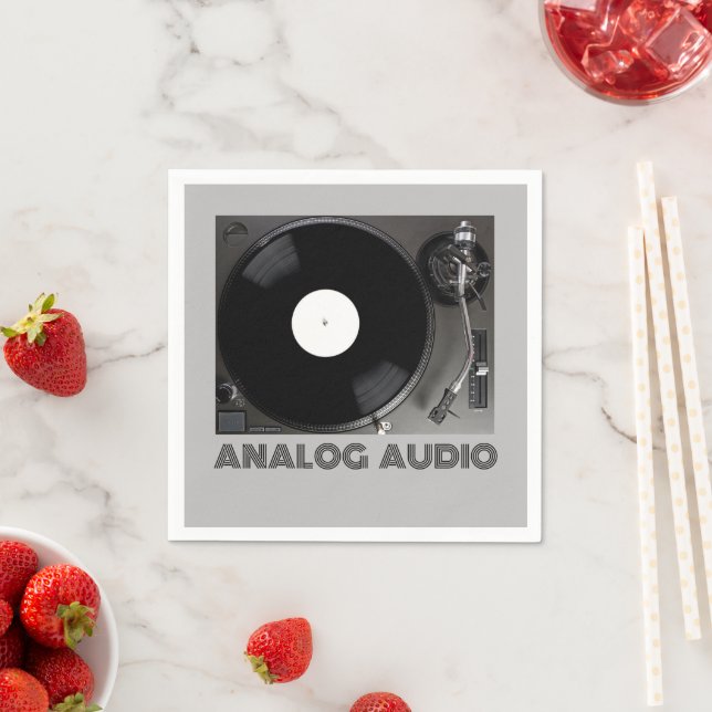 Analogue Audio Napkin (Insitu)
