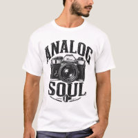Analogue Camera Distressed Retro Photography T-Shi