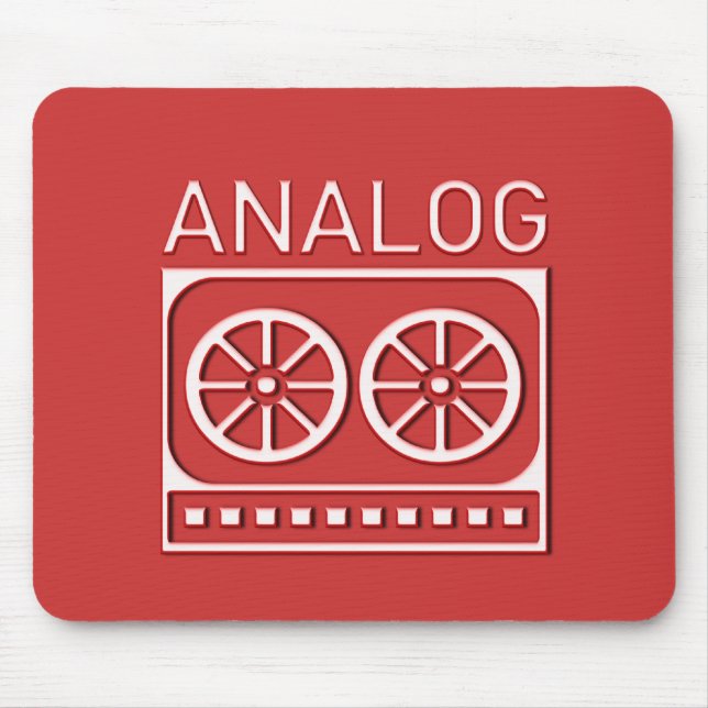 Analogue (cassette) mouse mat (Front)