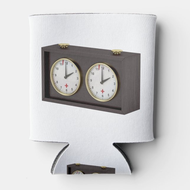 Analogue chess clock can cooler (Front)