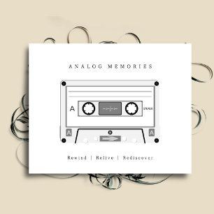 Analogue Memories   Memories of music   Music art Poster