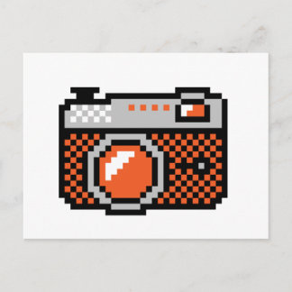 analogue photo camera postcard