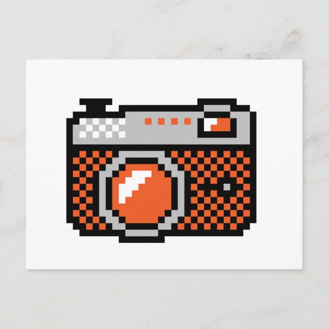 analogue photo camera postcard (Front)