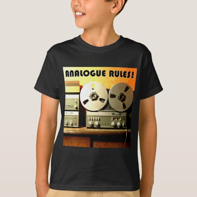 Analogue Rules T-Shirt (Front)