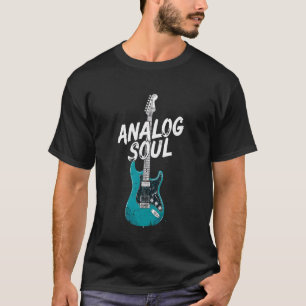 Analogue Soul Electric Vintage Guitar Music Graphi T-Shirt