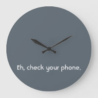 "Analogue Struggles" Clock