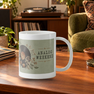 Analogue Weekend Vintage Camera Vinyl Mug