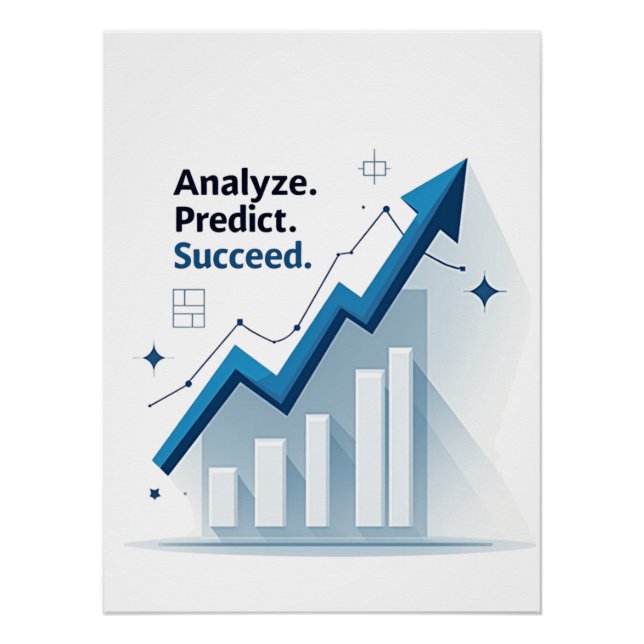 Analyse. Predict. Succeed. Poster (Front)
