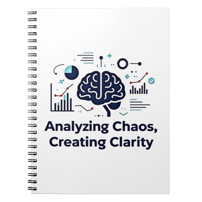  Analysing Chaos, Creating Clarity Notebook (Front)