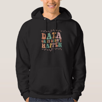 Analyst Data Or It Didn't Happen Floral Retro Aba  Hoodie
