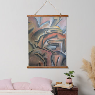 Analytic Cubism Hanging Tapestry