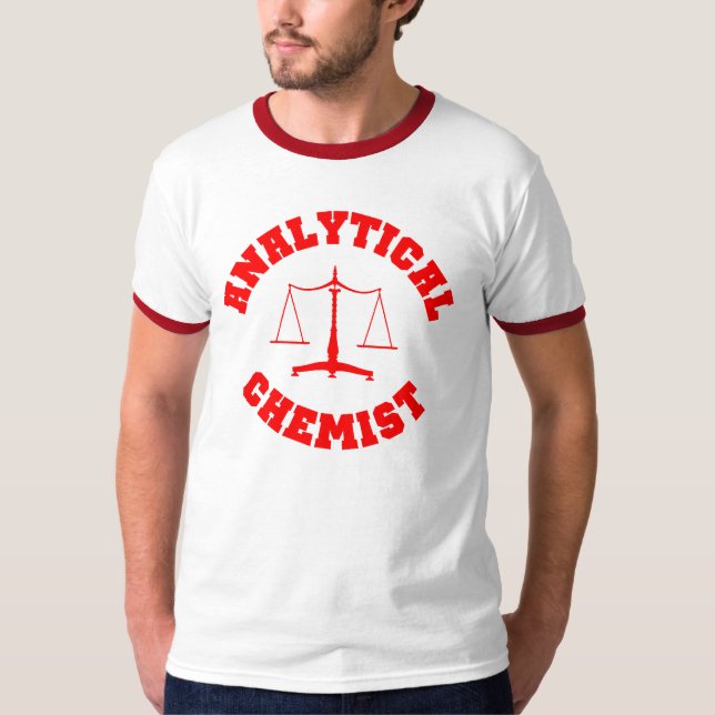 Analytical Chemist T-Shirt (red) (Front)