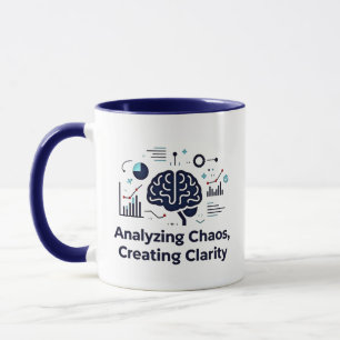 Analyzing Chaos, Creating Clarity two tone Mug